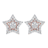 Star Round Diamond Earrings – 3.5 CTW